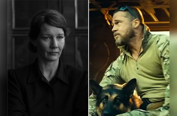 Sandra Hüller als Erika Mann und Mann mit Hund: "Vaterland" trifft auf "Eiserne Wildnis" mit Brad Pitt.