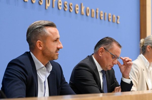 Die AfD um Spitzenkandidat Ulrich Siegmund (l.) wurde am Sonntag stärkste Kraft in Sachsen-Anhalt.