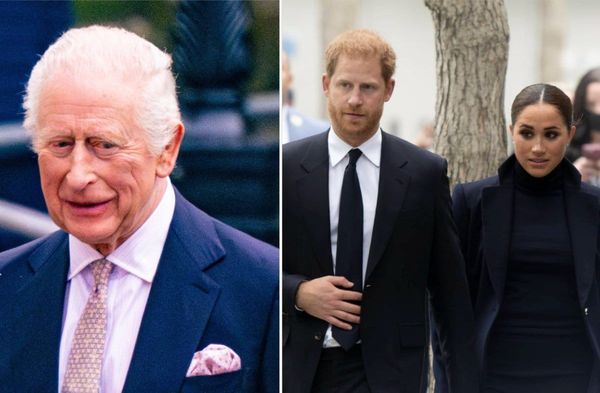 König Charles (li.) soll Harry und Meghan mit seinem Schreiben überrumpelt haben.