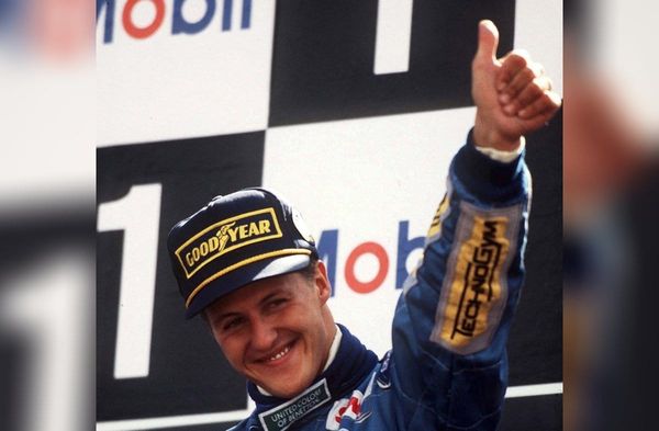 Michael Schumacher im Jahr 1994 beim Formel-1-Team Benetton.