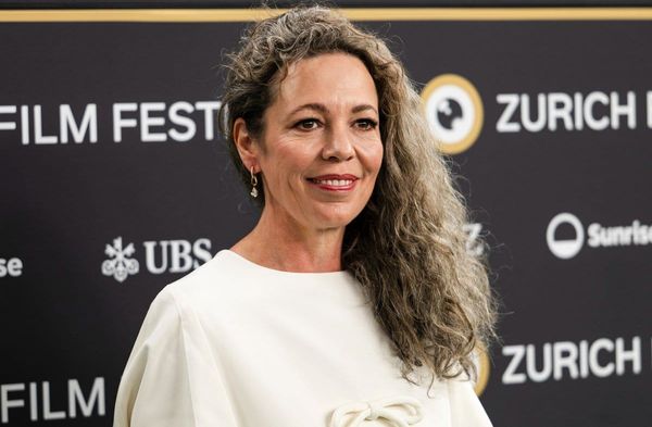 Olivia Colman überrascht beim Zurich Film Festival mit grauer Mähne.