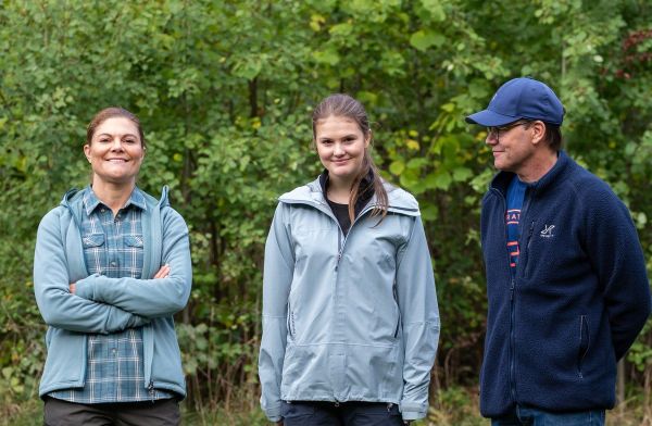 Kronprinzessin Victoria, Prinzessin Estelle und Prinz Daniel genossen Zeit in der Natur.
