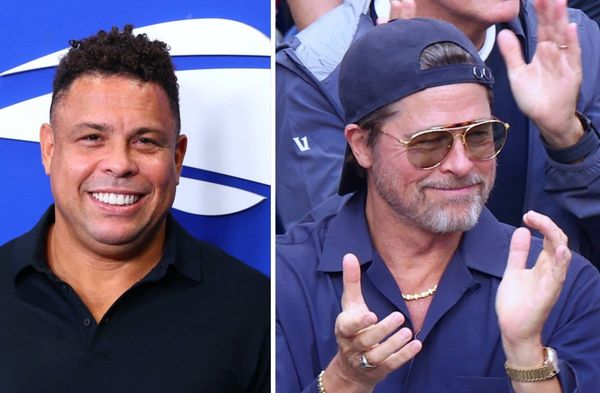 Ronaldo und Brad Pitt besuchten die US Open.