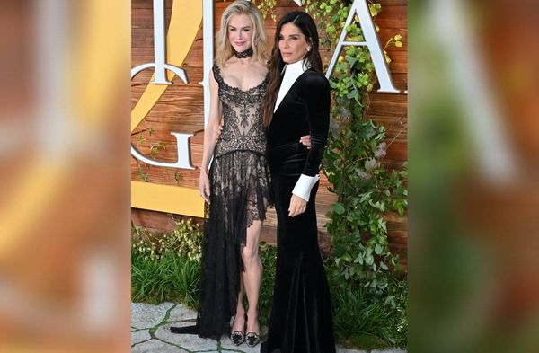 Nicole Kidman und Sandra Bullock bei der Premiere von "Zauberhafte Schwestern 2" in Kalifornien.