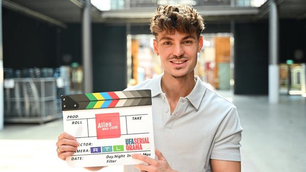 Karsten Walter am Set von „Alles was zählt“