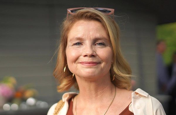 Annette Frier erhält den Blauen Panther in der Kategorie "Besondere kreative Gesamtleistung".
