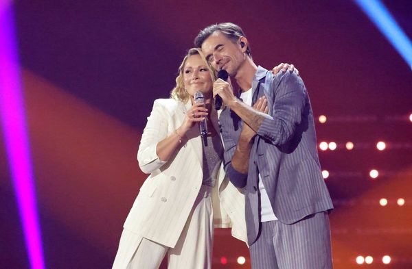 Die Ex-Partner Florian Silbereisen und Helene Fischer zeigten sich beim "Schlagerbooom" gewohnt vertraut.