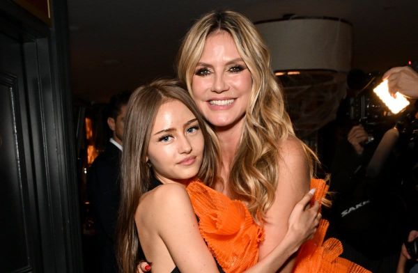 Heidi Klum mit ihrer Tochter Leni bei einer Pre-Halloween-Party in New York City.