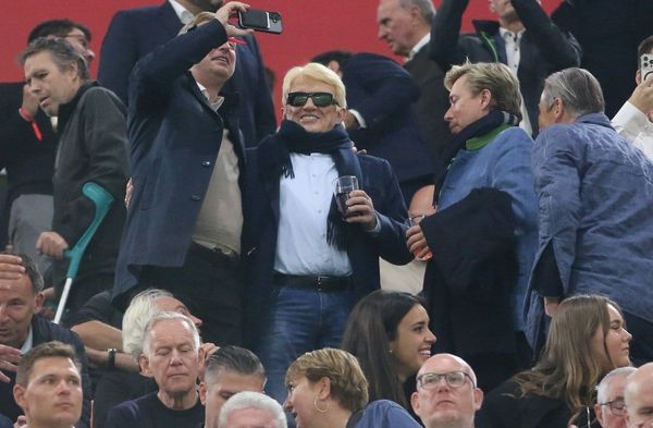 Heino zeigte sich beim Nations-League-Spiel gegen Serbien sichtlich begeistert auf der Tribüne.