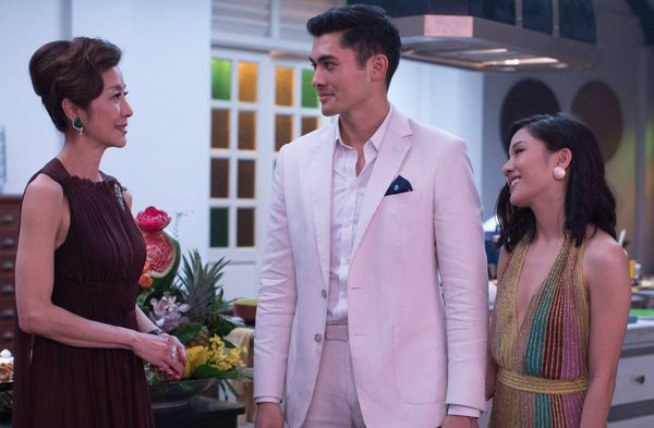Michelle Yeoh, Henry Golding und Constance Wu (v.l.) in "Crazy Rich Asians".
