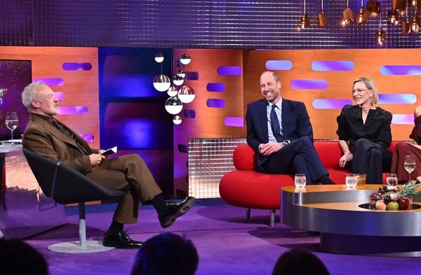 Prinz William plauderte in der "Graham Norton Show" unter anderem mit Cate Blanchett über seine Kindheitsträume.