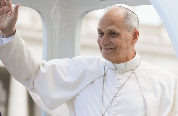 Papst Leo XIV. am 21. Oktober auf dem Petersplatz.