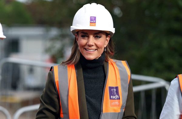 Prinzessin Kate tauschte Tiara gegen Schutzhelm.