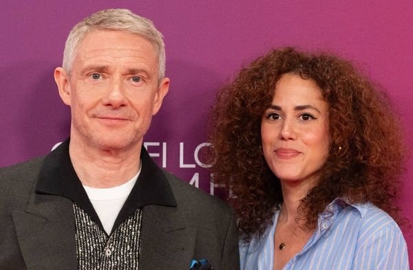 Rachel Benaissa und Martin Freeman: Am Mittwoch traten sie schon als Ehepaar auf.