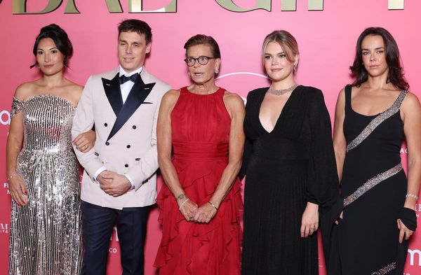 Von links: Marie Ducruet, Louis Ducruet, Prinzessin Stéphanie, Camille Gottlieb und Pauline Ducruet.