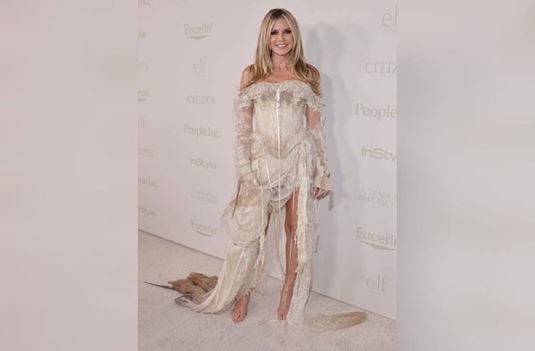 Heidi Klum strahlt in Los Angeles.