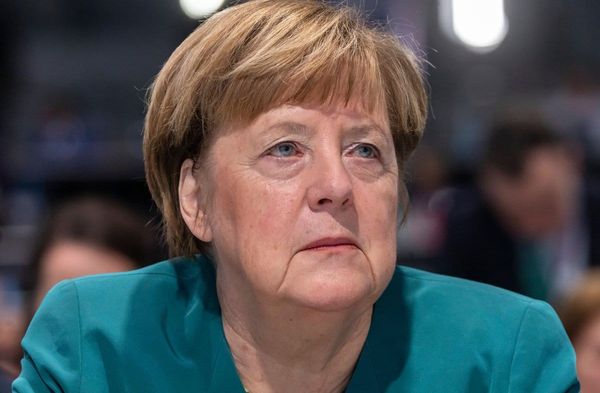 Angela Merkel Anfang des Jahres in Stuttgart.