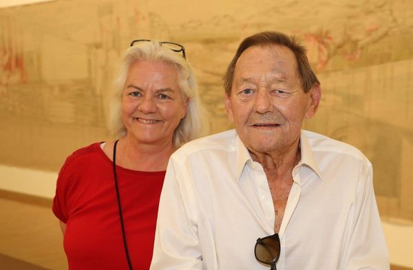Wolfgang Ambros gemeinsam mit Ehefrau Uta.
