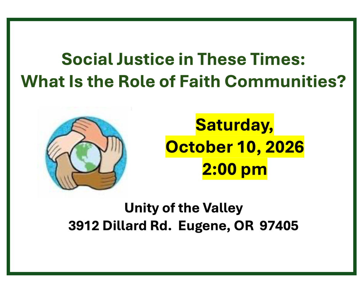 Social Justice Event at Unity
