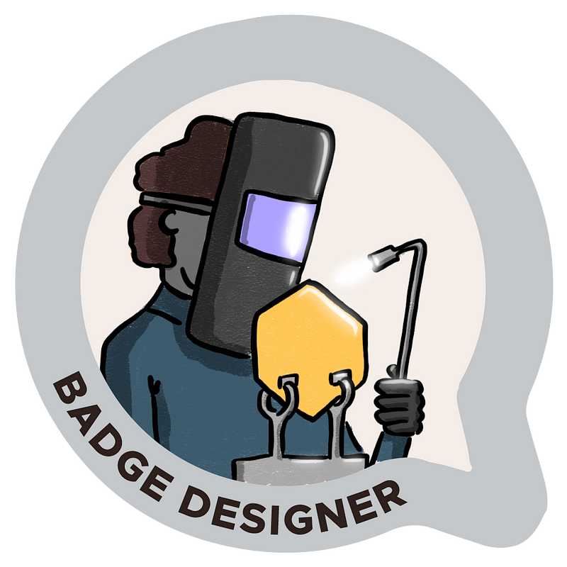 Designing Badges for Co-creation and Recognition