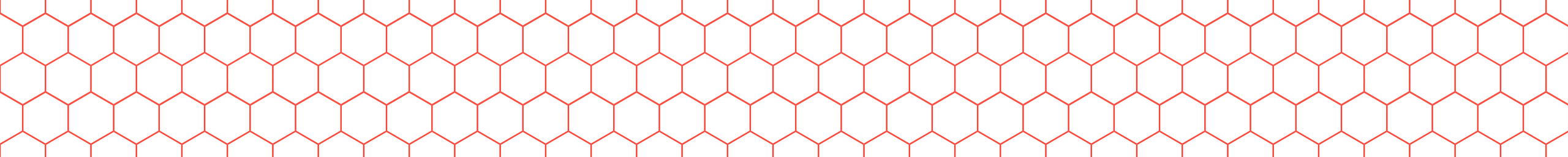 Spacer with tessalated hexagons