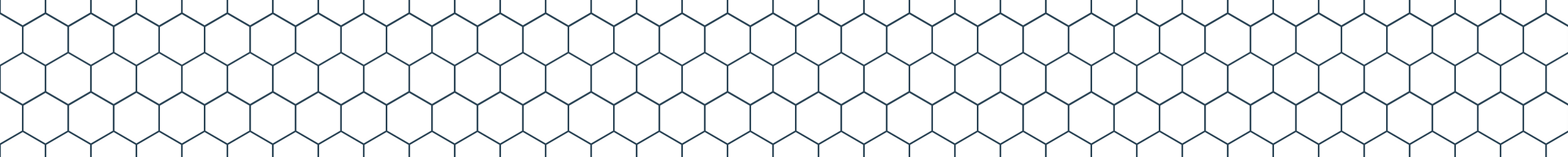 Spacer with tessalated hexagons