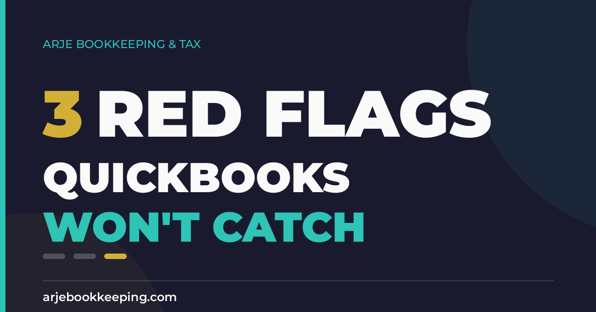 3 QuickBooks Red Flags Amazon Sellers Can Spot in 60 Seconds