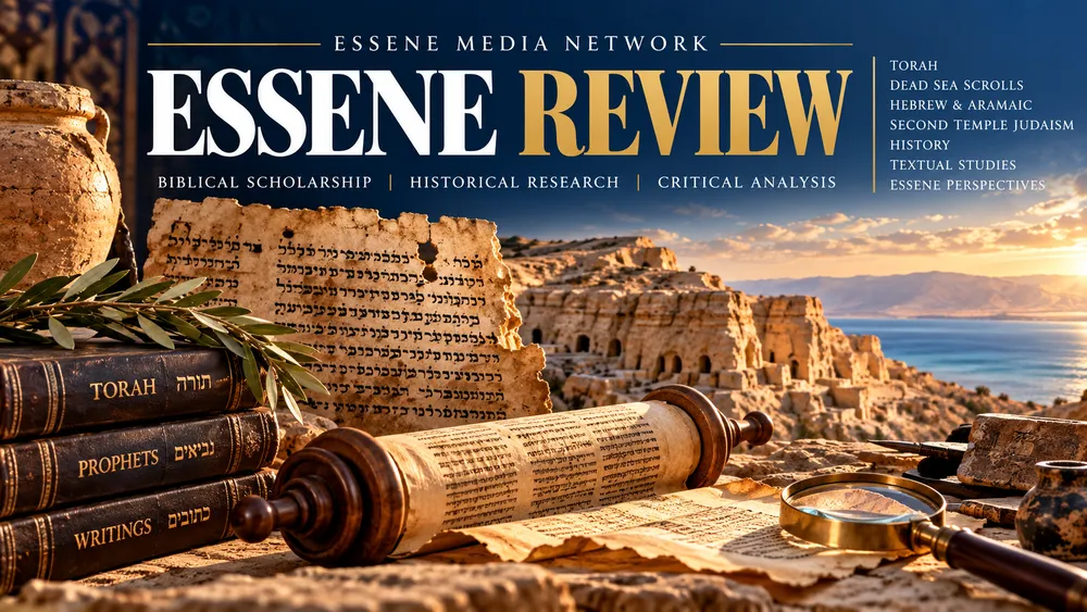 Introducing Essene Review: Biblical Scholarship, Historical Research, and Critical Analysis