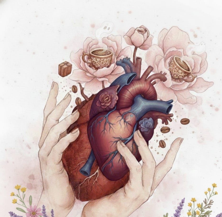 A morning where your heart slightly overdid it with espresso