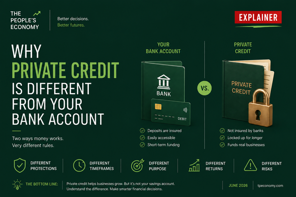 Why Private Credit Is Different From Your Bank Account