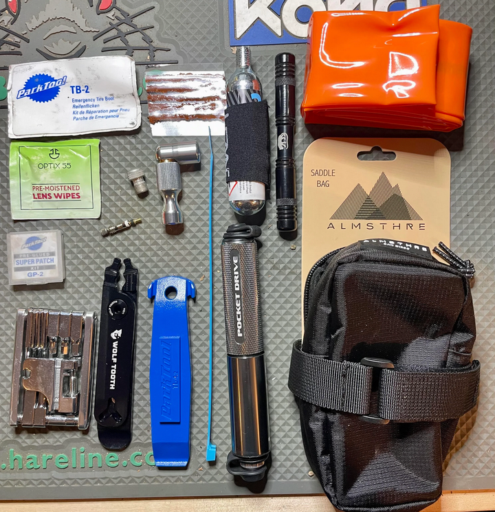 Stock your saddle bag for rad bike adventures