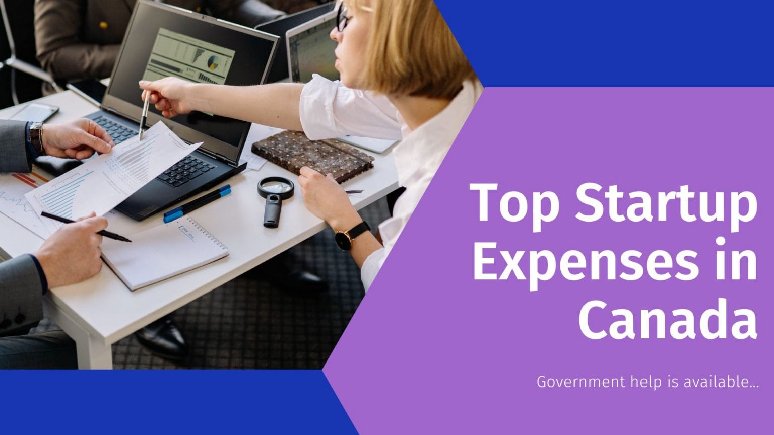 The top small business startup expenses in Canada