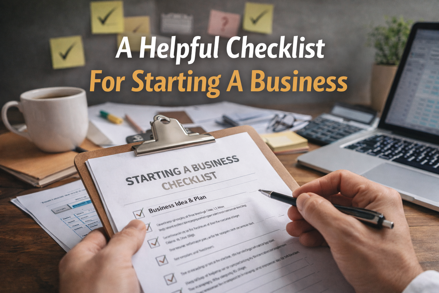 A Helpful Checklist For Starting A Business