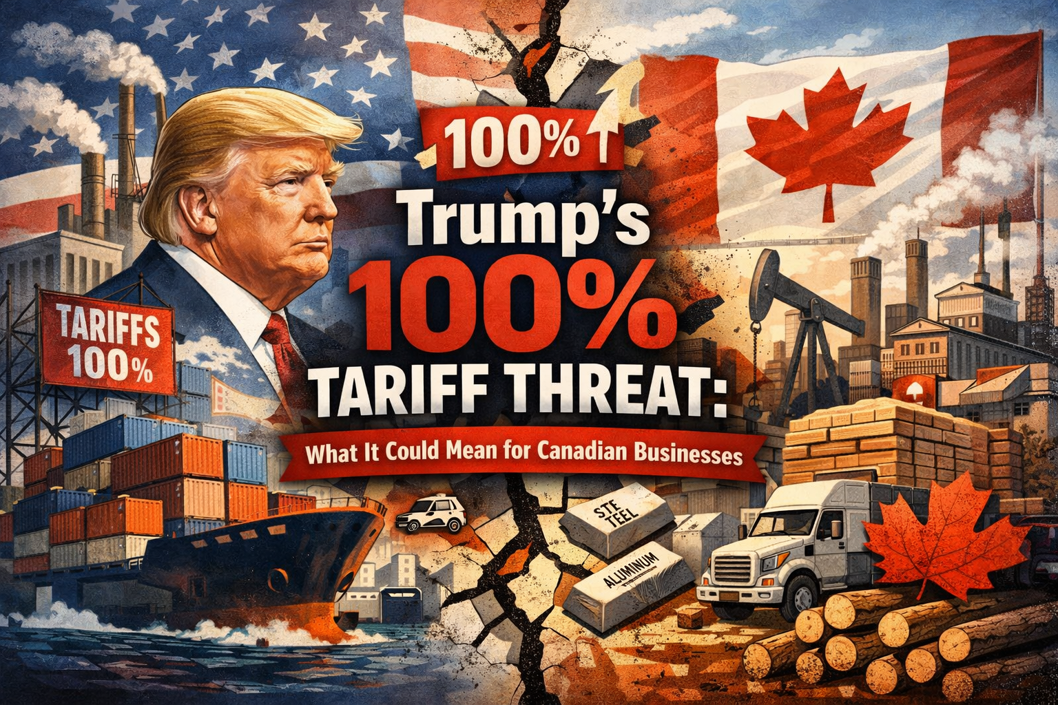 Trump’s 100% Tariff Threat: What It Could Mean for Canadian Businesses
