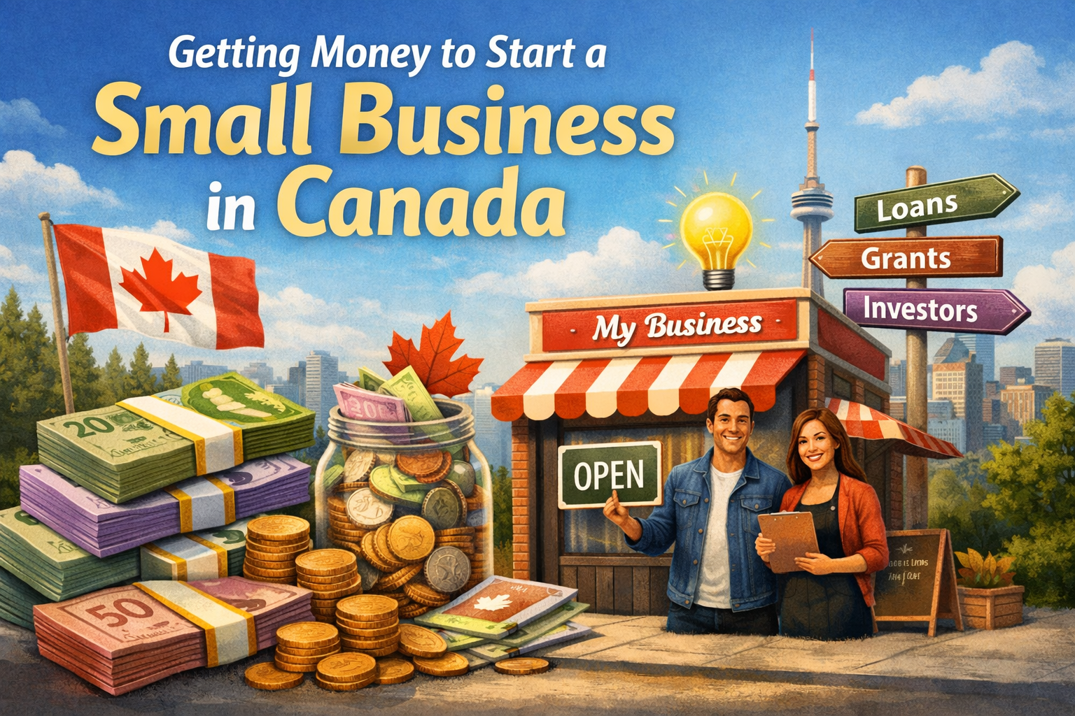 Getting Money to Start a Small Business in Canada