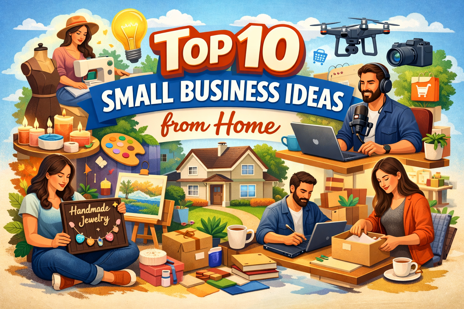 Top 10 Small Business Ideas from Home