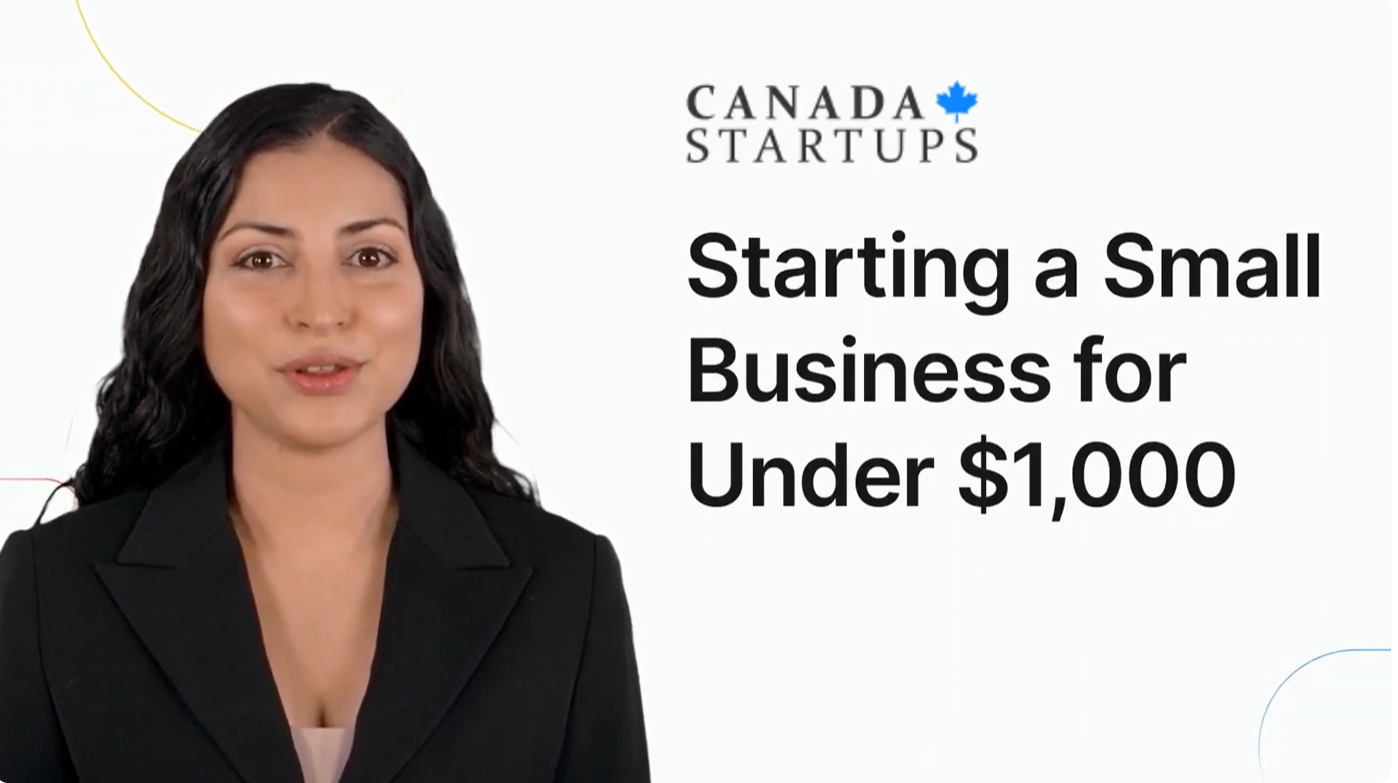 Video: Starting a Small Business for Under $1,000