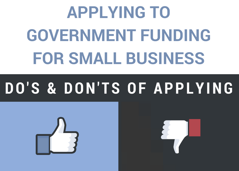 [Infographic] Applying to Government Funding Programs