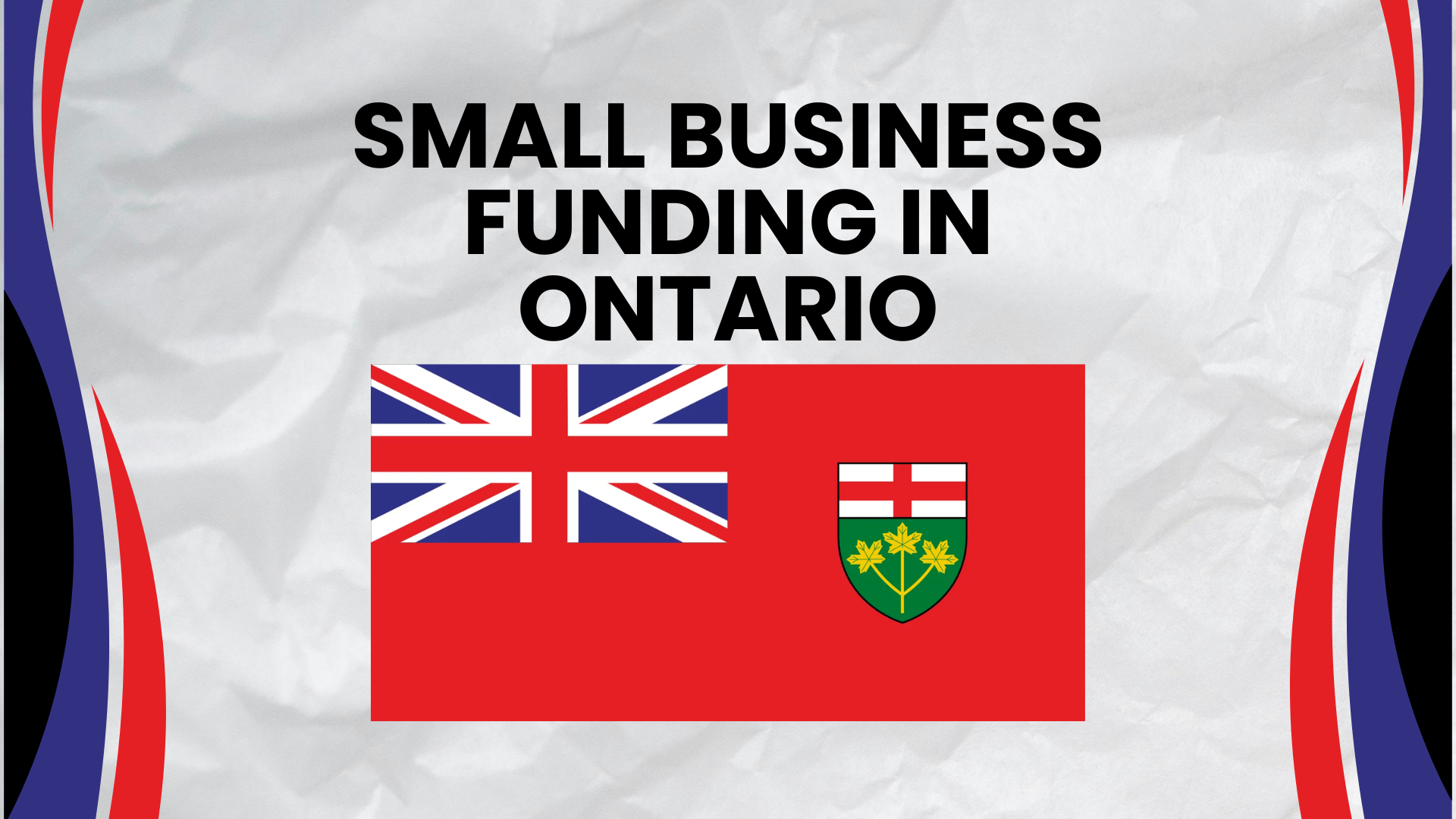 Small Business Funding in Ontario