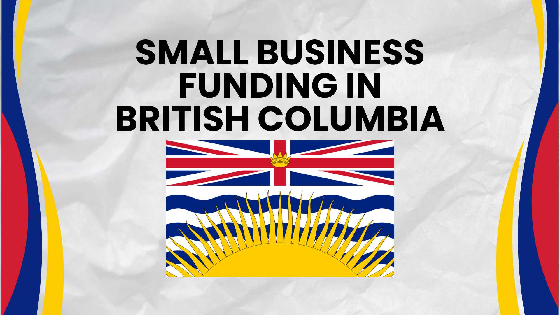 Small Business Funding in British Columbia