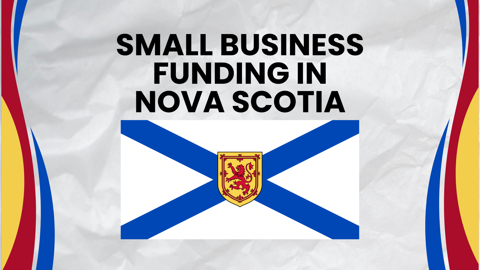 Small Business Funding in Nova Scotia