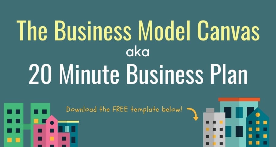 The 20 Minute Business Plan - Free Business Plan Canvas