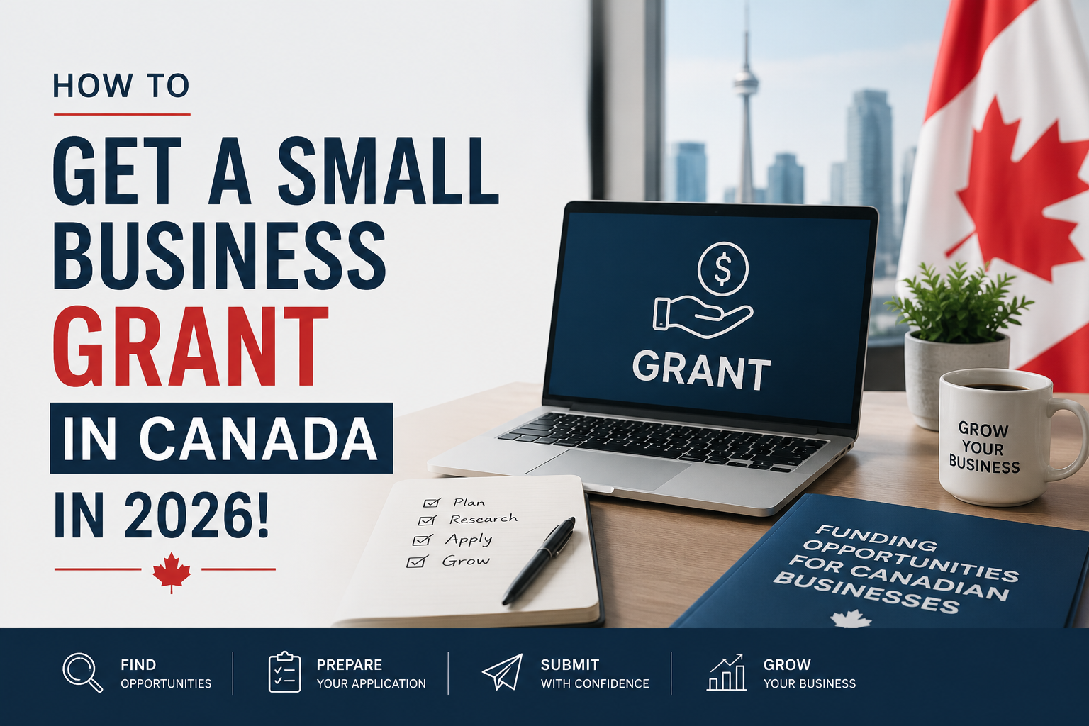 How to get a small business grant in Canada in 2026!