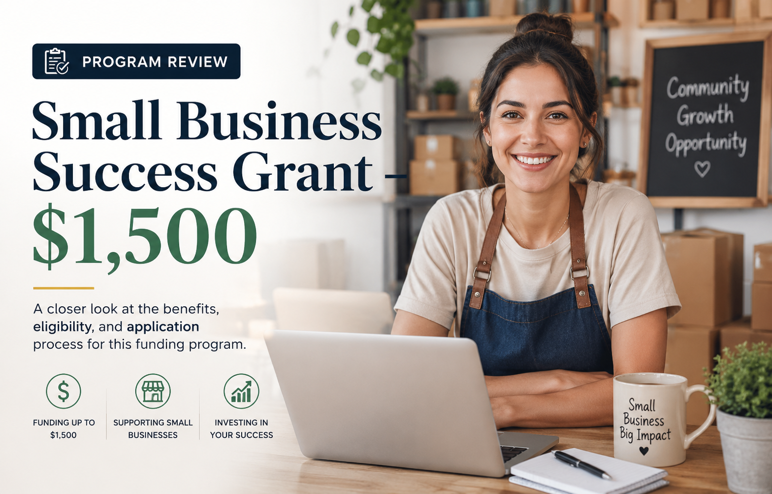 Program Review: Small Business Success Grant – $1,500
