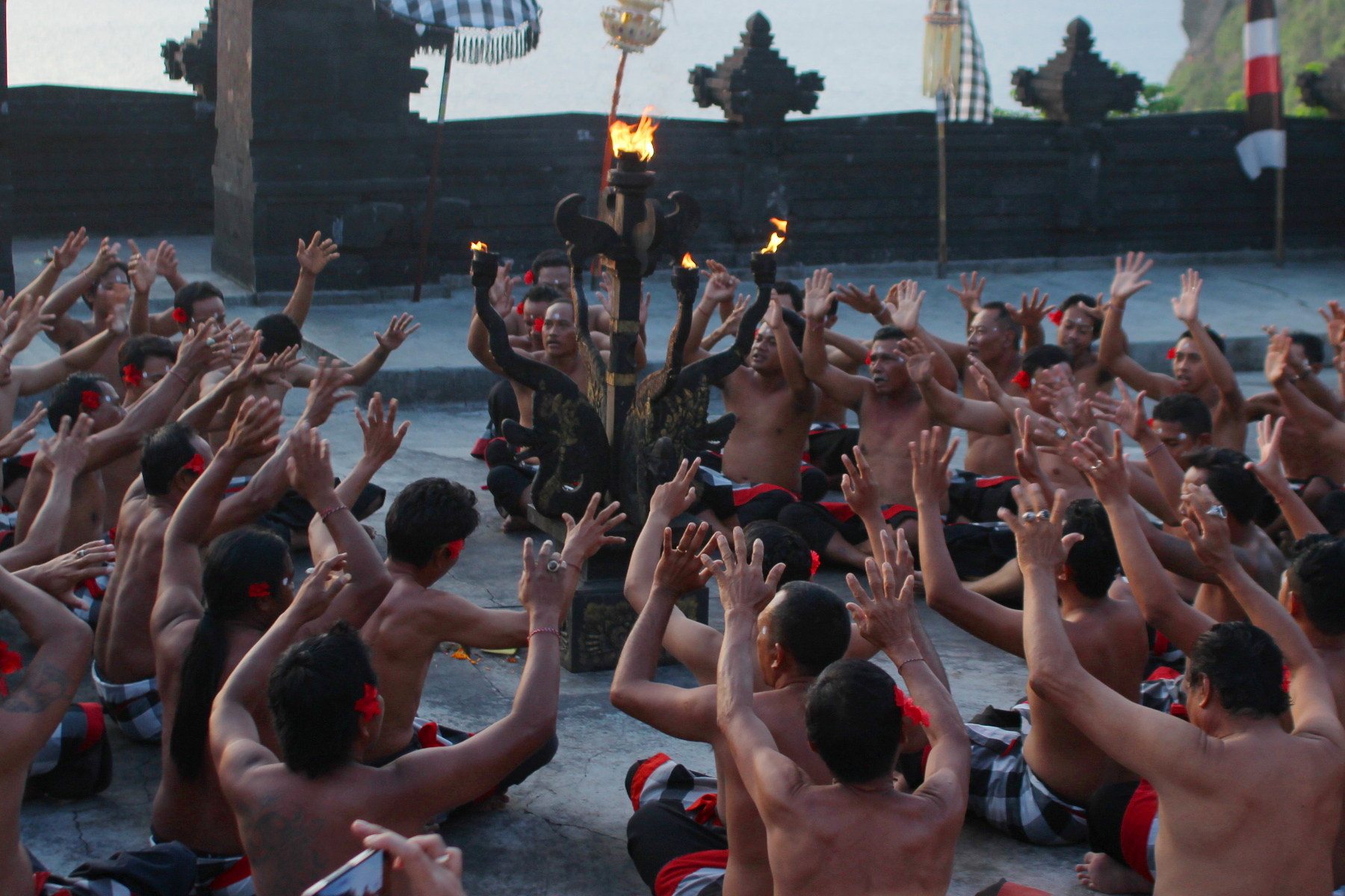 Kecak dancing
