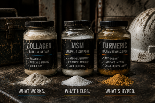 Collagen, MSM, Turmeric — What's Marketing and What's Evidence