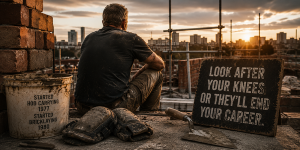 What a 63-Year-Old Bricklayer Wishes He'd Known About His Knees at 25