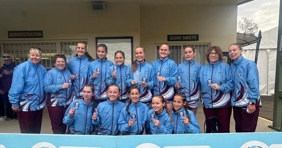 Under-14s Hawkesbury State Rep Netball team scores state title