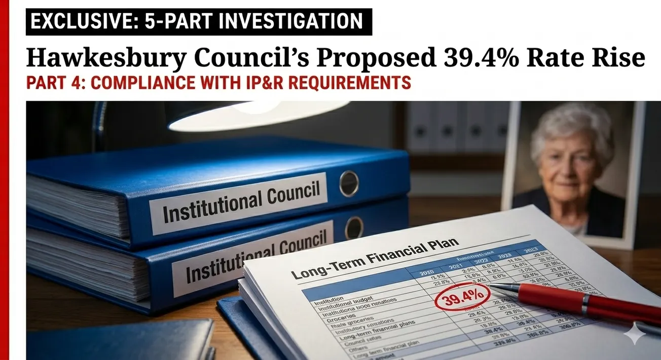 Were Key Financial Plans Properly Adopted Before the Rate Rise Application?