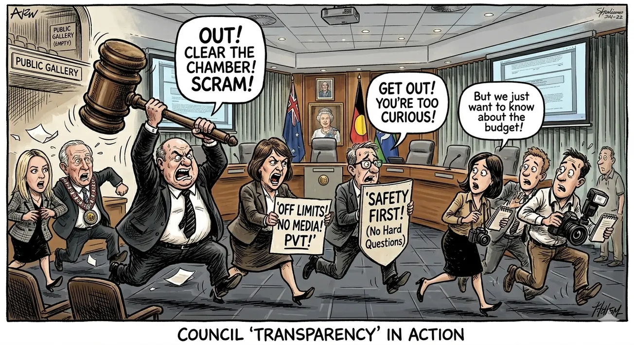 WORLD PRESS FREEDOM DAY SPECIAL: Hawkesbury Council Celebrates By Banning The Press